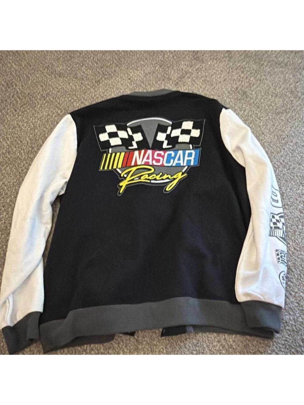 NASCAR Men's Black and Multi Jacket
